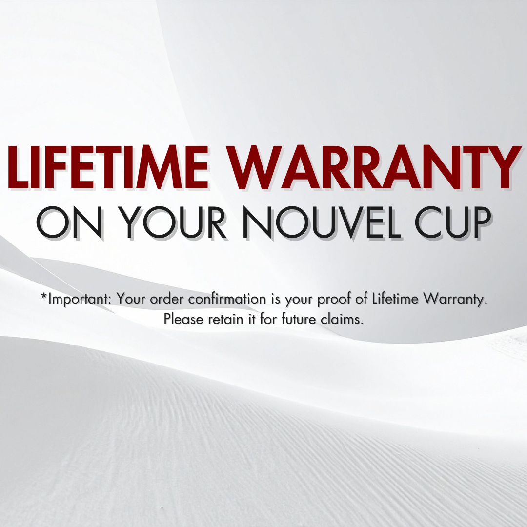 Nouvel Cup™ Lifetime Warranty